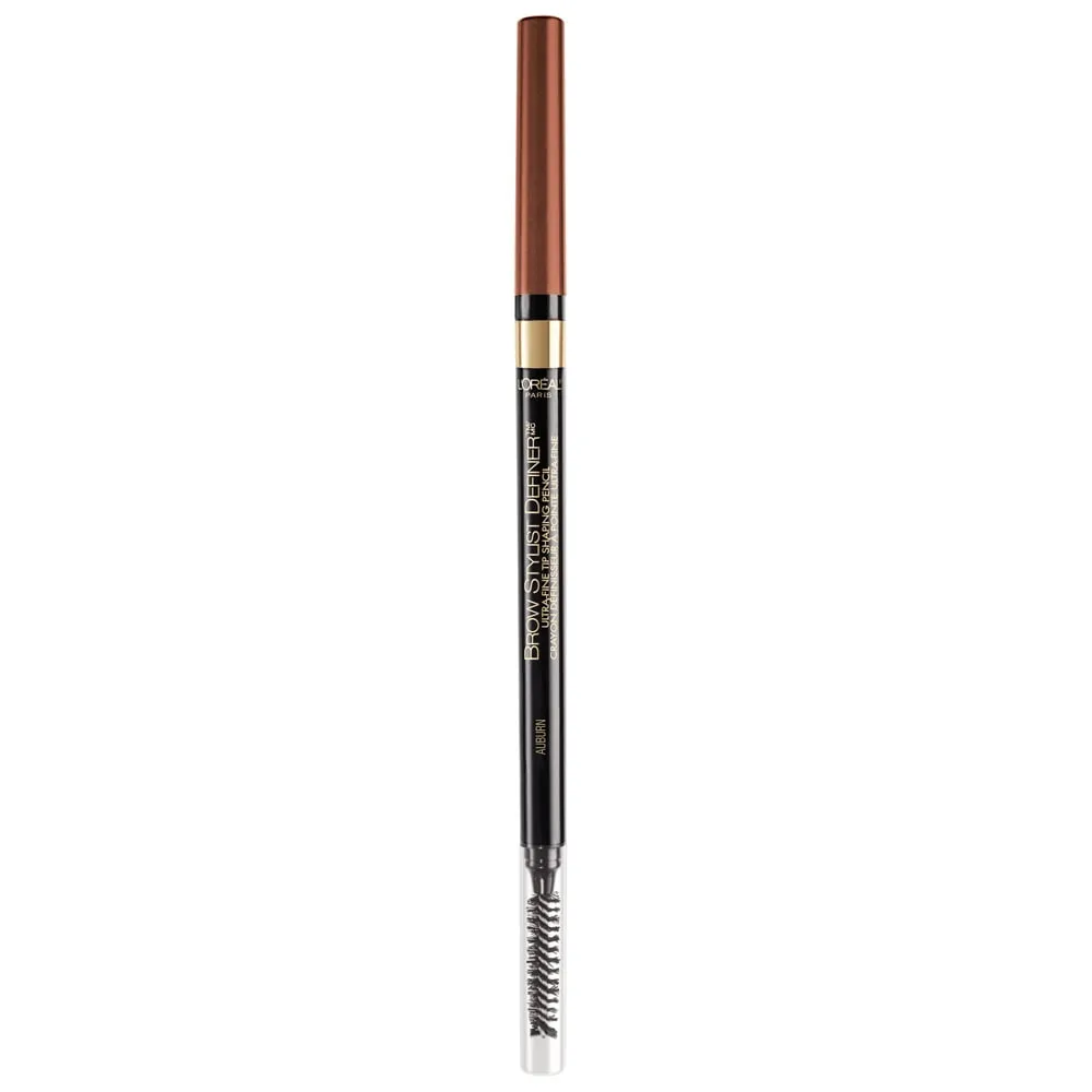 L'Oreal Paris Brow Stylist Definer Waterproof Eyebrow Mechanical Pencil, Auburn, 0.003 fl. oz.