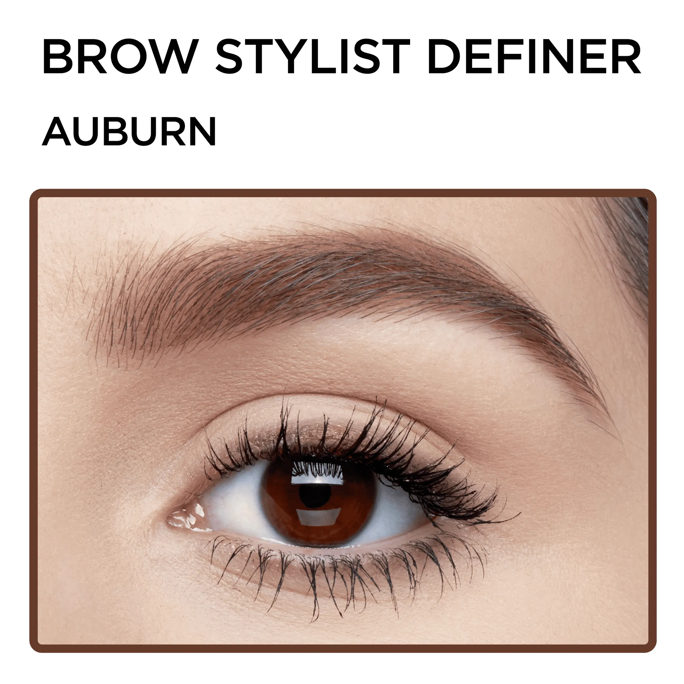 L'Oreal Paris Brow Stylist Definer Waterproof Eyebrow Mechanical Pencil, Auburn, 0.003 fl. oz.