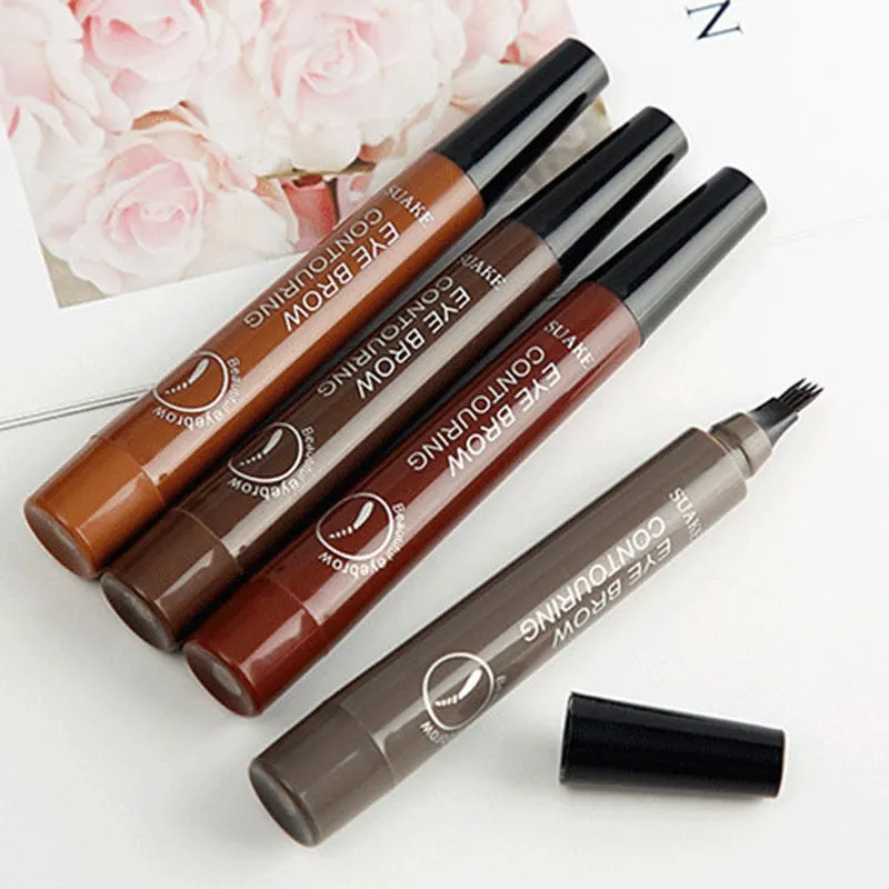 Microblading Eyebrow Tattoo Pen Waterproof Fork
