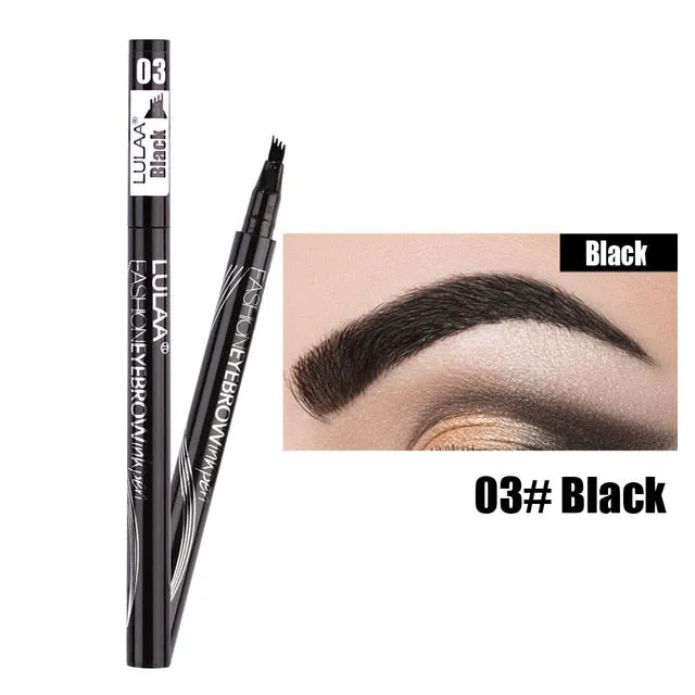 Microblading Eyebrow Tattoo Pen Waterproof Fork