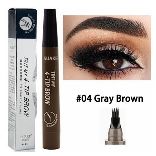 Microblading Eyebrow Tattoo Pen Waterproof Fork