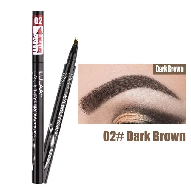 Microblading Eyebrow Tattoo Pen Waterproof Fork
