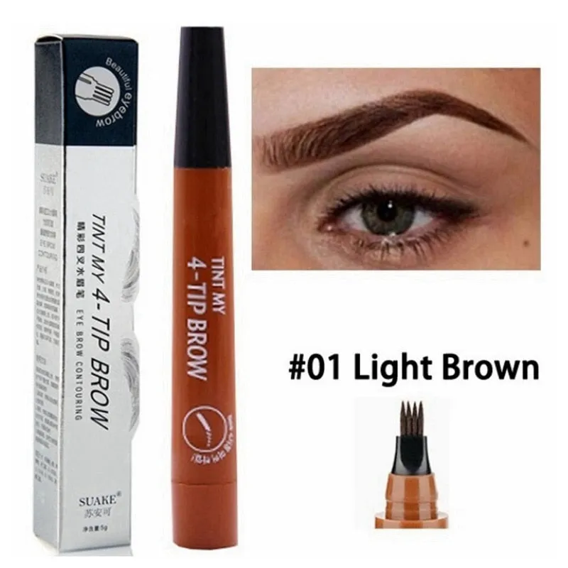 Microblading Eyebrow Tattoo Pen Waterproof Fork