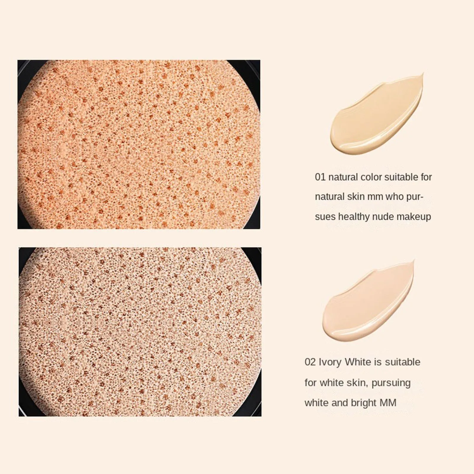 MZV Air Cushion BB Cream Moisturizing Makeup Concealer Lasting Foundation Long