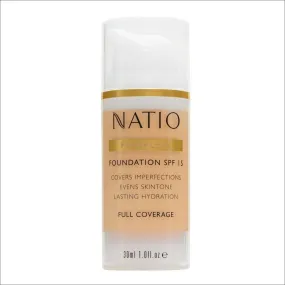 Natio Flawless Foundation SPF 15 Light Honey 30ml