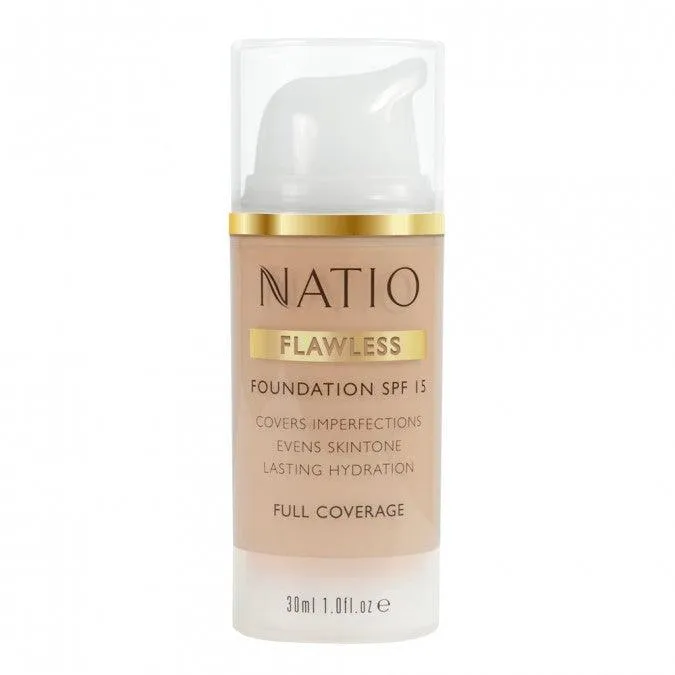 Natio Flawless Foundation SPF 15 Light Medium