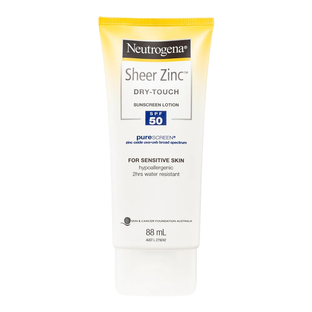 Neutrogena Sheer Zinc Dry-Touch Sunscreen Lotion SPF 50 88.0ml