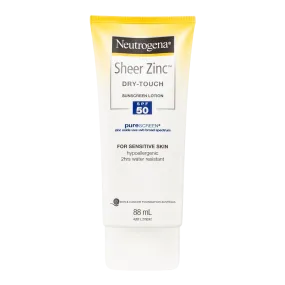 Neutrogena Sheer Zinc Dry-Touch Sunscreen Lotion SPF 50 88.0ml