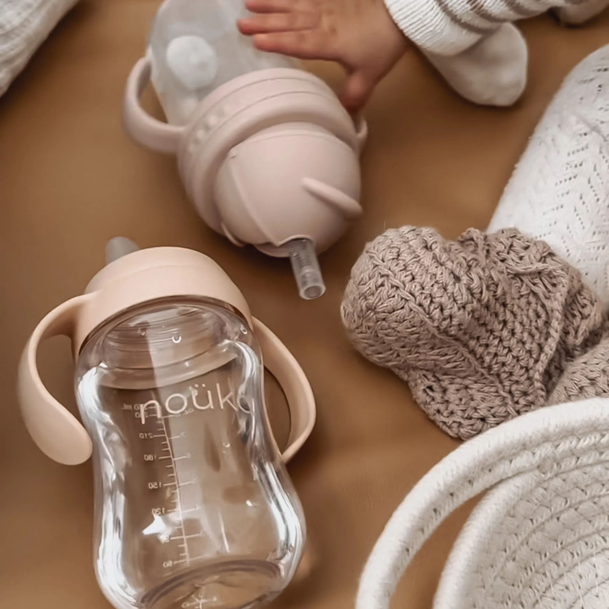 noüka Soft Spout Sippy Cup - Soft Blush
