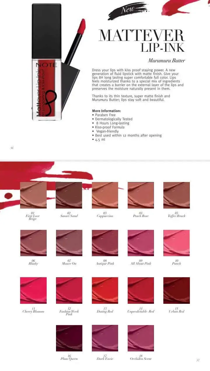 Note Matte Ever Lip Ink