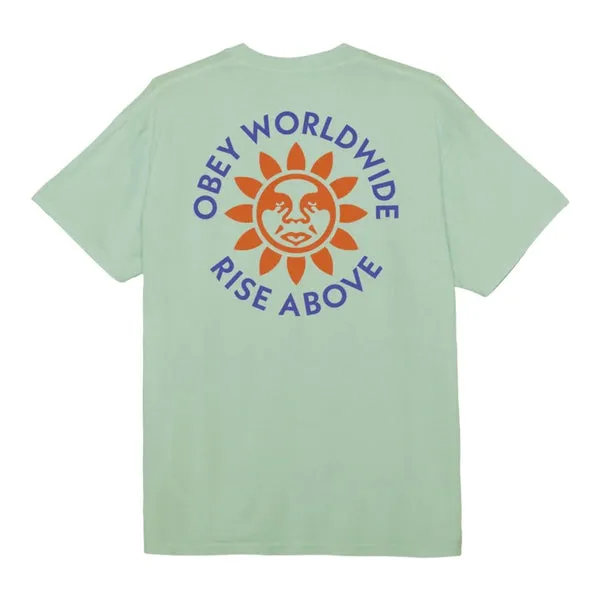 Obey Rise Above T-Shirt - Pigment Surf Spray