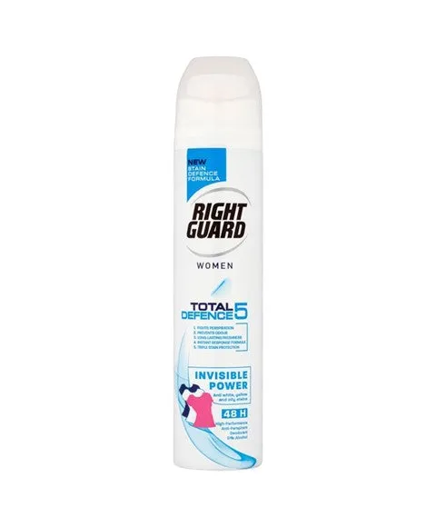Schwarzkopf Right Guard Women Total Defence 5 Invisible Antiperspirant - 250ml