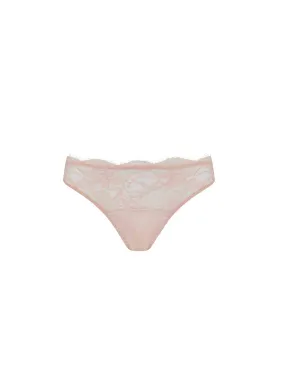 Signature Lace Brief - Blush