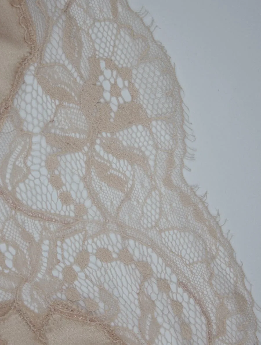 Signature Lace Brief - Blush