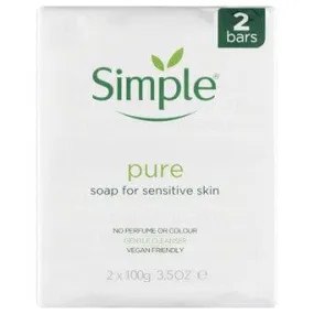 Simple Pure Soap - 100g - Pack of 2