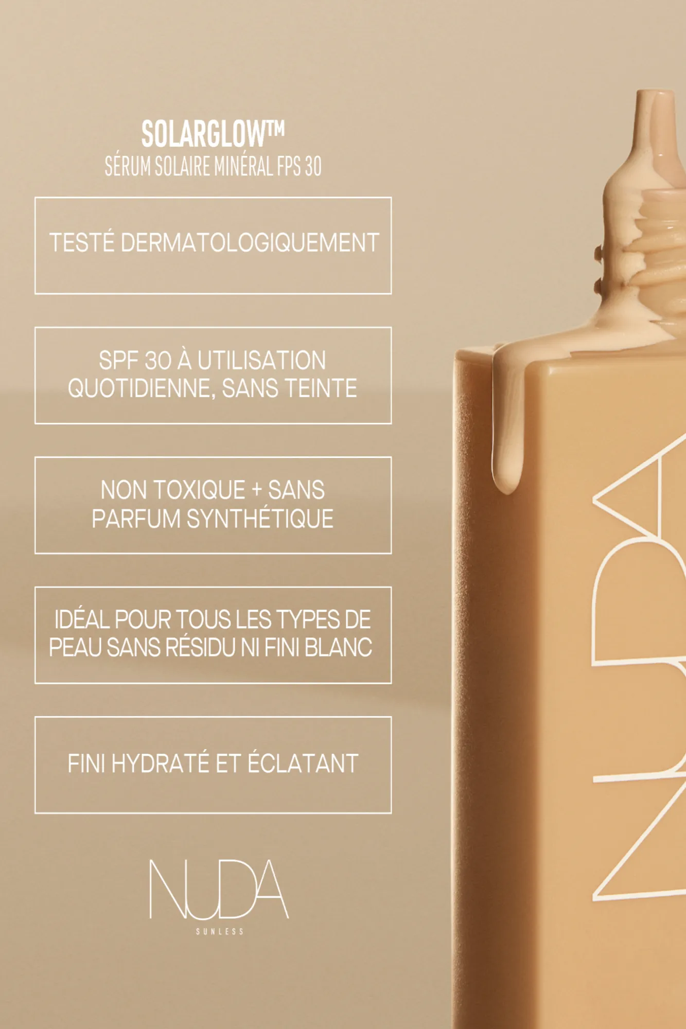SOLARGLOW™ - Mineral Serum Sunscreen