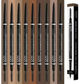Ultra-Fine Brow Pencil: Precision Black Eyebrow Tint & Brush